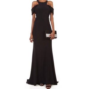 Xscape Cold Shoulder Gown (Size 2)